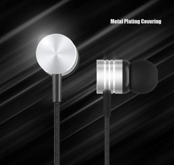 Gambar EF E4 In ear Earphones Bass Stereo Headset Headphones forSmartphone MP3 MP4 HD Fidelity with Mic Universal   Black   intl