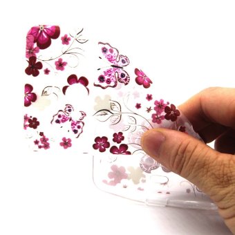 Embossment Tipis TPU Kulit Case Untuk Microsoft Lumia 535 / 535 Dual Sim (Merah Muda) Mei 2018 - 2 Embossment tipis TPU kulit case untuk Microsoft Lumia 535 / 535 Dual Sim (Merah Muda) - 2