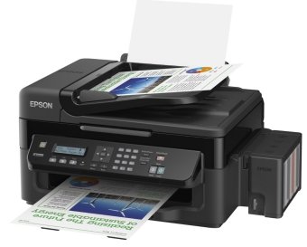 Gambar Epson Printer L565 Print  Scan   Copy  WIFI   Fax