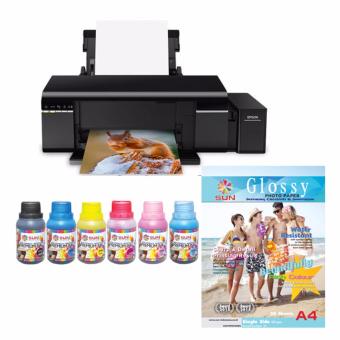Gambar Epson Printer L805 Sun Premium Ink Nfi Bonus Next Generation Photo Glossy Paper