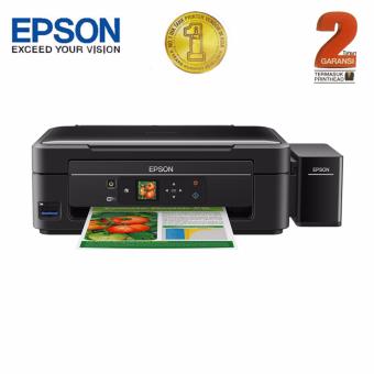 Gambar Epson Printer Multifungsi L485 Wifi   Hitam (Print, Scan, Copy)
