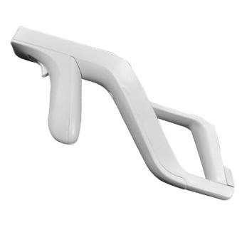 Gambar equipn Zapper Gun for Nintendo Wii Wireless Remote ControllerGame(White)