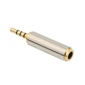 Gambar ERA Gold 2.5Mm Male To 3.5Mm Female Stereo Audio Headphone JackAdapter Converter   intl