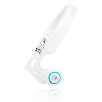 Gambar ES268 Bone Conduction Sports Wireless Bluetooth Stereo Headphone White intl