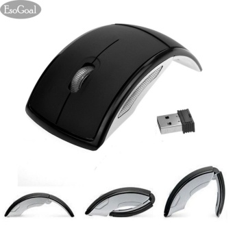Gambar EsoGoal nirkabel dapat dilipat Mouse USB Optical permainan lipat Gaming Folding Mouse untuk PC Komputer Laptop Tablet
