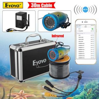 Eyoyo 30M 2.4G WIFI Fish Finder Infrared 1000TVL Fishing Camera For IOS Iphone - intl  