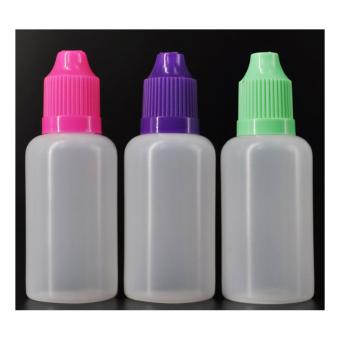 Gambar EZ Dripper Botol Liquid Plastik Vaporizer 3ML   Multi Color