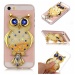 Gambar Fashion Cartoon Owl Dynamic Glitter Quicksand Diamond Mobile PhoneCase For Apple iPhone 5 5S   intl