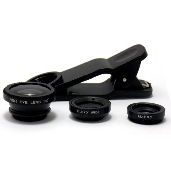 Fish Eye Lensa 3in1 Untuk Samsung J1 Ace - Hitam Juni 2019 - 2 Fish Eye Lensa 3in1 Untuk Samsung J1 Ace - Hitam - 2