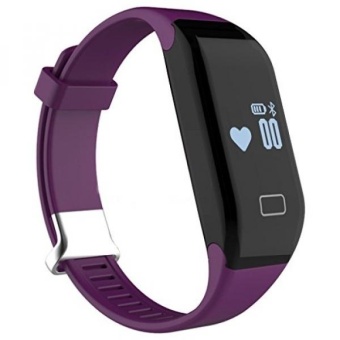 Gambar Fitness Tracker, Pard Heart Rate Monitor, Smart Bracelet forAndroid iOS Smartphones, Purple   intl