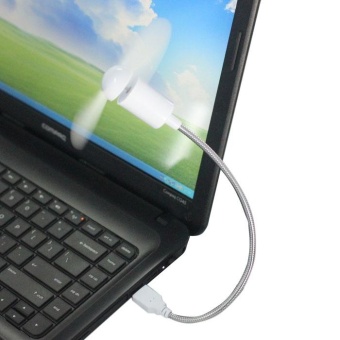 Gambar Flexible USB Mini Cooling Fan Cooler For Laptop Desktop PC ComputerWH   intl