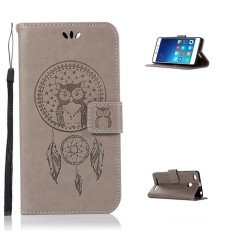 Flip Style Fashion Wind chimes Pattern Button Cover (PU leather and TPU) Stand Function Protection wallet phone case for Xiaomi Redmi 3s Prime (5.0
