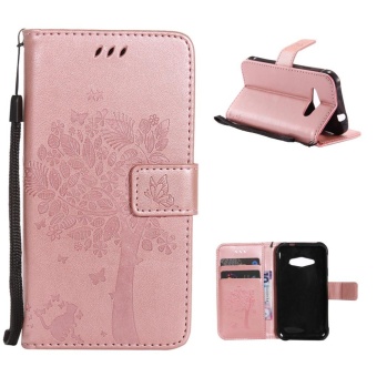 Gambar Folio PU leather Card holder Cover with magnetic closure shellpattern phone case For Samsung Galaxy J1 Ace (4.3\