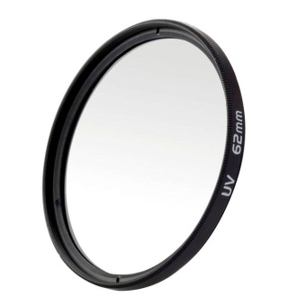 Gambar foonovom Black Universal Aluminum Alloy 62mm UV Protection Filterfor Digital SLR Camera   intl