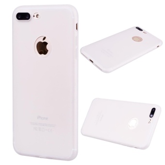 Gambar For iPhone 7 Plus 5.5 inch Frosted Anti fingerprint TPU Phone Case Accessory   White   intl