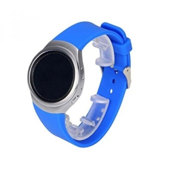 Gambar For Samsung Gear S2 Watch Band   Soft Silicone Sport Replacement Band for Samsung Gear S2 Smart Watch SM R720 SM R730 Version Only Royal Blue   intl