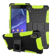 For Sony Xperia Z2 Case Heavy Duty Armor Shockproof Hybrid HardSilicone Rubber Phone Case for Sony
