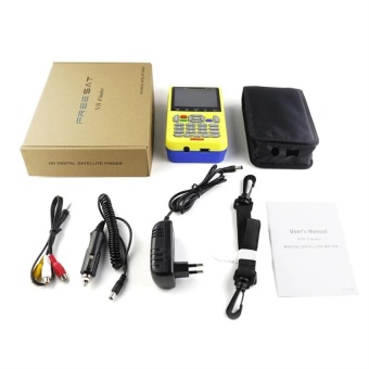 Gambar Freesat 3.5 Inch LCD FTA Signal Pointer Digital Satellite Meter V8 Finder   intl