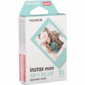 Gambar Fujifilm instax Paper mini Sky Blue Instant Film (10 Exposures)   Biru