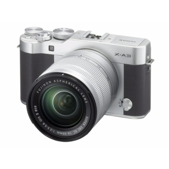 Fujifilm X-A3 Kit Lens 16-50mm Kamera Mirrorless - SILVER  