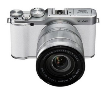 FUJIFILM X Series SELFIE X-A2 Mirrorless Digital Camera (White/ Black)  