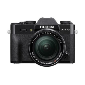 Gambar Fujifilm X T10 18 55mm   16.3 MP   Hitam