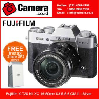 Fujifilm X-T20 Kit XC 16-50mm f/3.5-5.6 OIS II - Silver + Instax SP2  