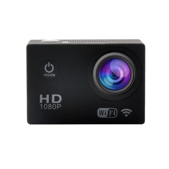 Full Hd 1080p 170 Degree Wide Angle Mini Wifi 30m Waterproof Sport Camera Black - intl  