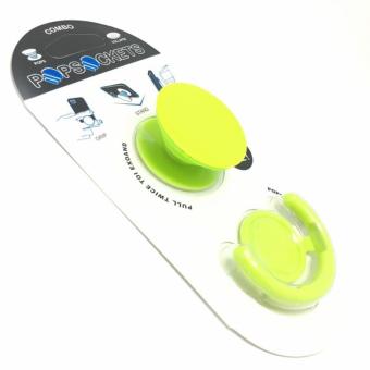 Gambar G smart Popsockets Phone Holder + Popclip Car Mount   Hijau