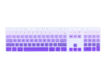 Gambar G6 silikon warna desktop yang kabel keyboard film pelindung keyboard film layar film yang