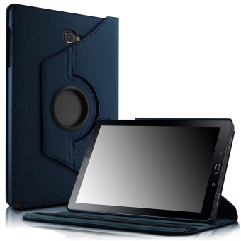 Gambar Galaxy Tab A 10.1 with S Pen Case, Smart PU Leather 360 DegreesRotating Stand Case Cover for Samsung Galaxy Tab A 10.1 with S penP580 tablet Only, Navy   intl