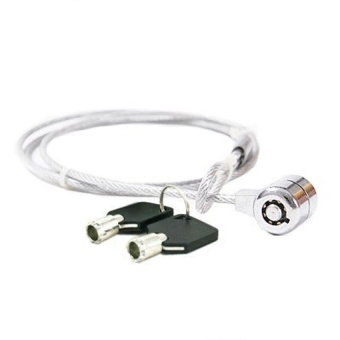 Gambar gaoshang Anti Theft Cable Chain Lock Security Lock SteelCableWithKey for Laptop Notebook .Silver   intl