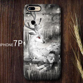 Gambar Gaya Oriental 7iphone7plus Apple lengan pelindung shell telepon