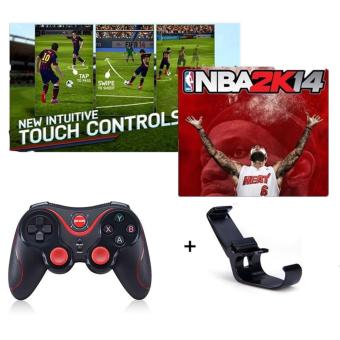 Gambar GEN GAME S5 Wireless Joystick Bluetooth Game Pad Console HandleController Gamepad For IOS Android SmartPhone Tablet PC Smart TVGame Controller Free Holder   intl