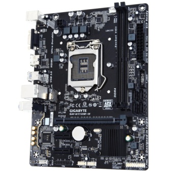Gambar GIGABYTE Ultra Durable Motherboard GA H110M H Intel Socket 1151