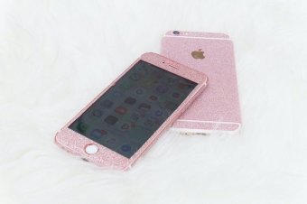 Gambar Glitter Skin Case For iPhone 6 Plus   6s Plus   BabyPink