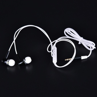 Gambar Glow In The Dark Earphones Luminous Headphones Night Light GlowingHeadset In Ear Stereo Sport Headphone With Mic Black   intl