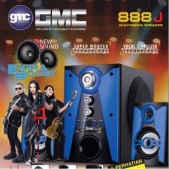 Gambar GMC   Speaker Multimedia   888 J   Biru