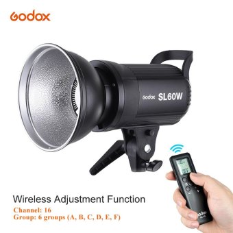 Gambar Godox SL 60W 5600K 60W High Power Video Light Wireless Remote Control with Bowens Mount for Photo Studio Photography Video Recording White Version Outdoorfree   intl