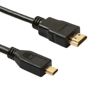 Gambar Gold Micro HDMI To HDMI Cable For GoPro Hero 3 3+ 4 Hero4 GO PRO HD4K 2M 5M AU   intl