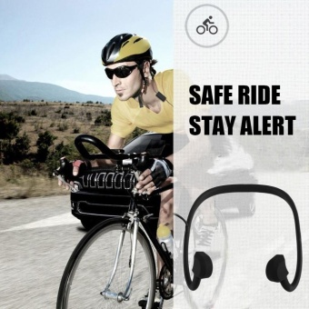 Gambar GOOD BTL G002L Black Bone Conduction Headphone High Speed Transmission Sport Black   intl