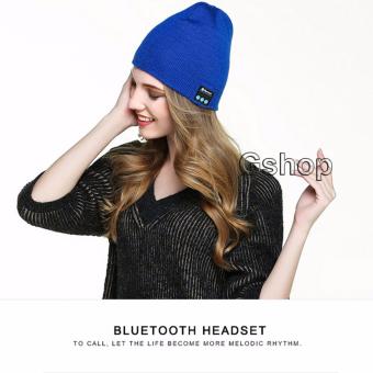 Gambar Gshop Beanie Topi Rajutan Kupluk With Bluetooth 4.0 HeadphoneStereo Headset Speaker Nirkabel Built in Microphone