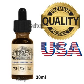 Gambar Gshop Premium E Liquids Tonix 30ml PB   Bluberry Jam Nicotinefor Electronic Cigarettes