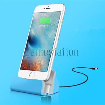 Gambar GStation Desktop Stand Charger Lightning Dock Station Cradle SyncFor iPhone 5   6   7 and for iPod Touch 5   6