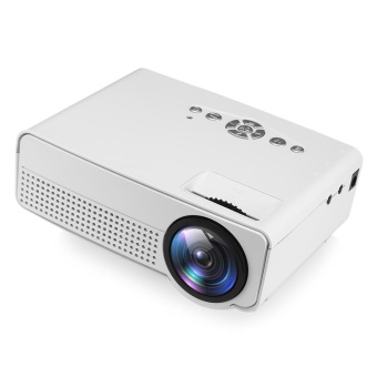 Gambar H100 LED Portable Projector Home Theater 2000 Lumens 800 x 480P Support 1080P   intl