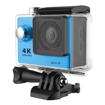 H9 4K Ultra HD1080P 12MP 2 inch LCD Screen WiFi Sports Camera (Blue)  