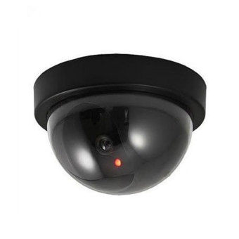 Halona - Fake CCTV Dummy CCTV LED Light Replica CCTV Palsu TiruanMencegah Kejahatan - Hitam