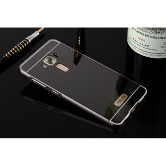 Gambar High quality mirror metal frame Back Case Cover For Asus Zenfone 3Laser ZC551KL (black)   intl