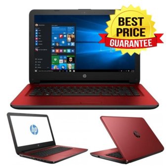 HP 14-AM031TX (i5-6200U, 4GB, 1TB, R5 M430 2GB, Win10) - Red  