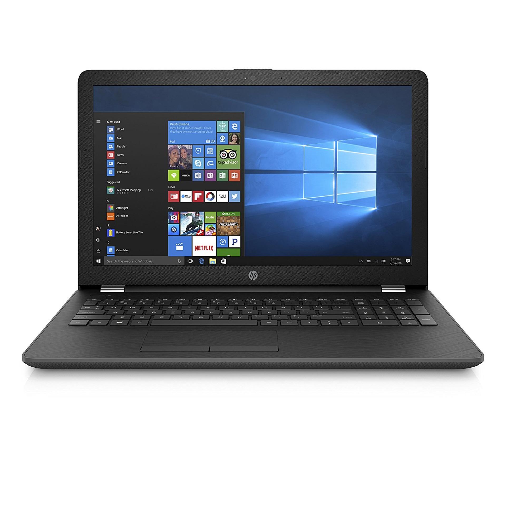 HP 15 Laptop Notebook 15.6 inch Office Multimedia Design  AMD RAM 4GB GPU AMD RADEON Full Size Keyboard dengan Keypad Bluetooth 4.0